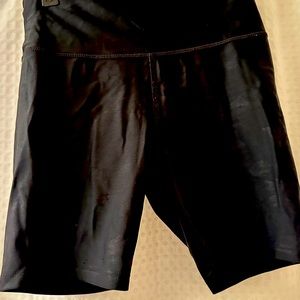 Forever 21 black biker shorts, size medium.